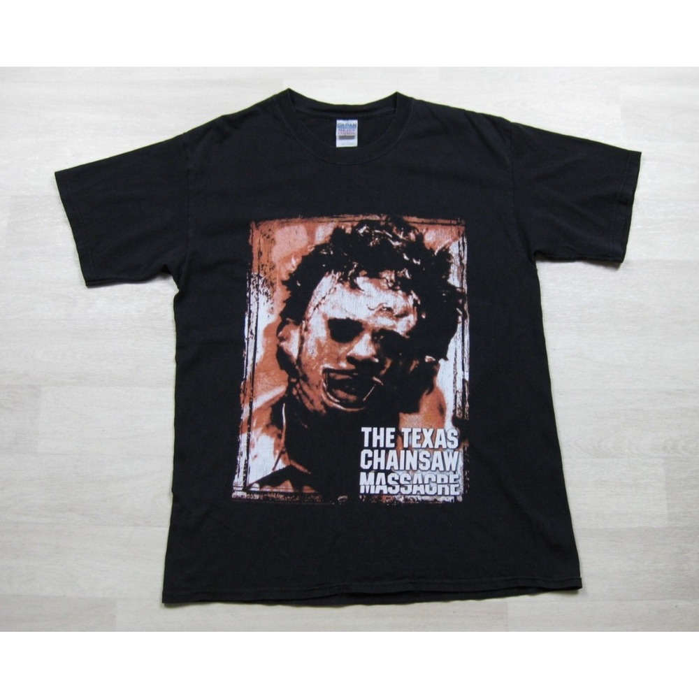 Vintage Y2K Texas Chainsaw Massacre Men's (L) Leatherface Horror Halloween Movie